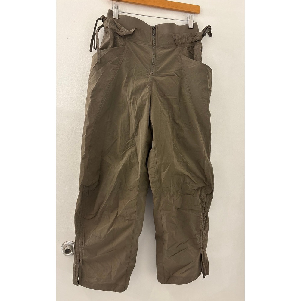 Lululemon Women's Chad Nomad Cinchable Wide Leg High Rise Pants size 8 Travel